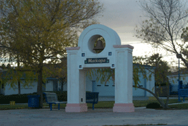 Maricopa welcome sign