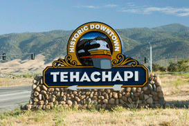 Tehachapi Welcome sign